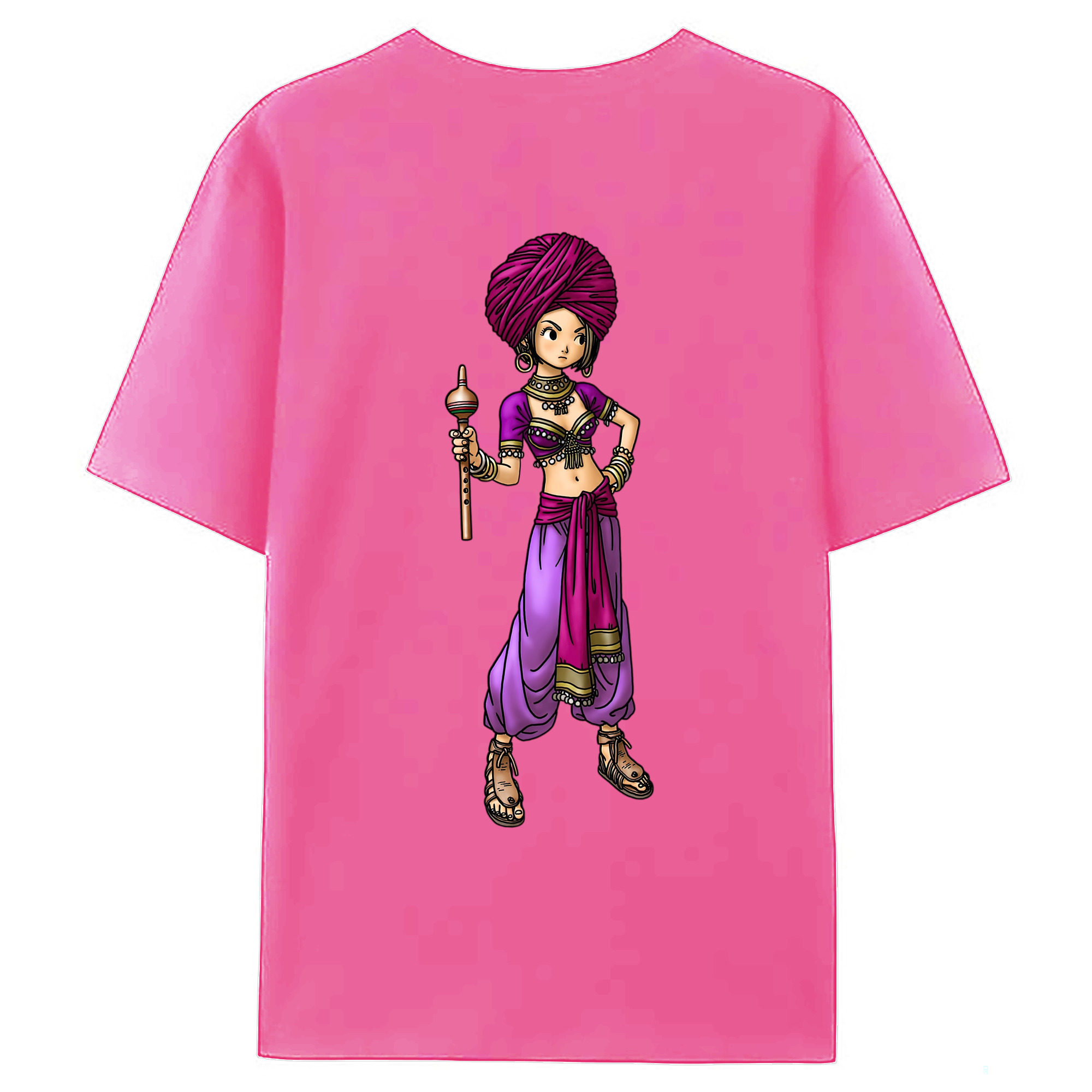 （画像用） ドラゴンクエスト Doragon Kuesuto Dragon Quest レディース半袖Tシャツ(バックプリント)